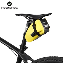 ROCKBROS Bicycle Saddle Tail Rear Seat Waterproof Storage Bags MTB Cycling Bike Accessories High-capacity Reflective Bag 2017