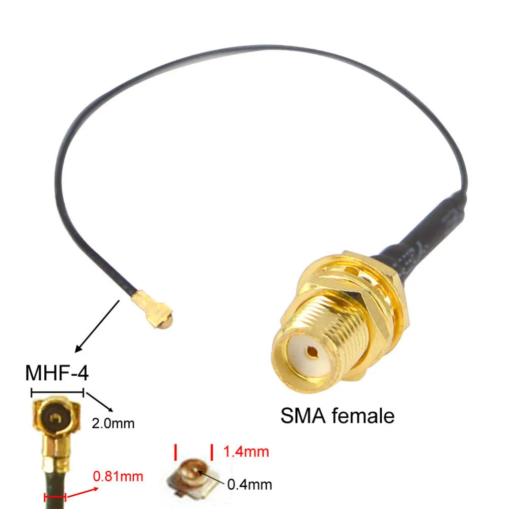 10 шт./лот SMA Женский перегородки в IPX/U. FL/MHF4 см 0 81 кабель антенны Wi Fi для U. FL ручные
