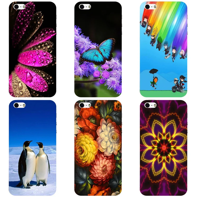 For iPhone 5 Case 3D Pattern Cute Capa For iPhone 5S Case Silicon TPU Cover For iPhone SE Case For iPhone 5 5S SE Phone Cases