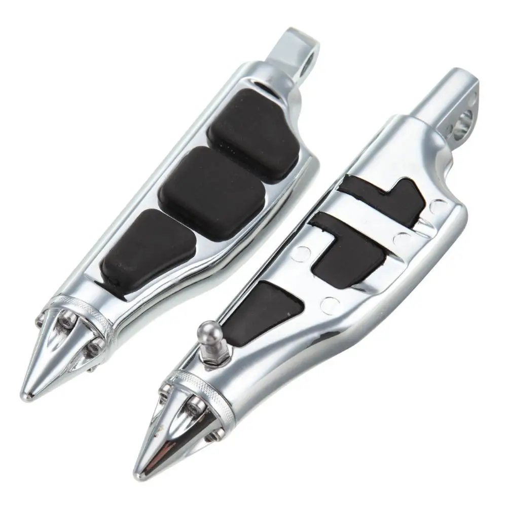 Chrome Stiletto Pegs Foot pegs Footpegs Footrests For Yamaha Road Star