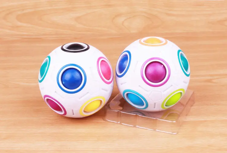 Горячая Сферический магический шар, куб, игрушки, новинка, Радужный мяч, Футбольная головоломка, кубики, обучающие и развивающие игрушки для детей