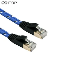 DOITOP Cat7 FTP Ethernet Patch Cable 1000mpbs RJ45 Computer for PC Router Laptop Cable Ethernet 1/1.8/3/5/8/10/15/20m