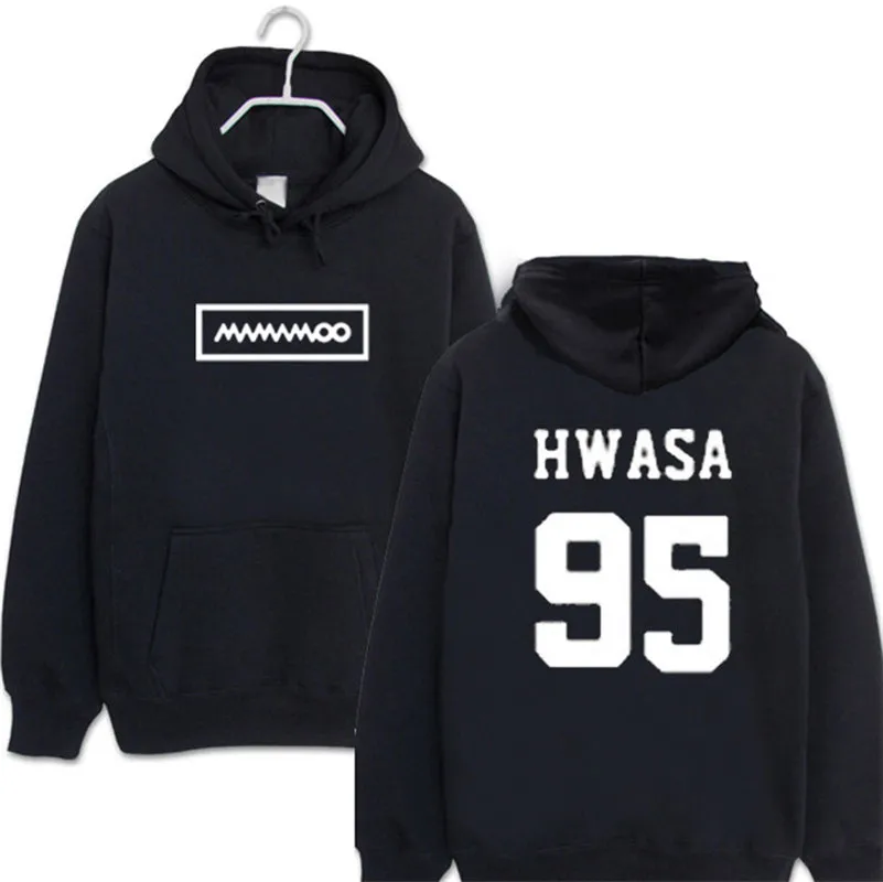 Allkpoper mamamoo Кепки Толстовка [Hello] унисекс Sweatershirt wheein толстовки с капюшоном Для