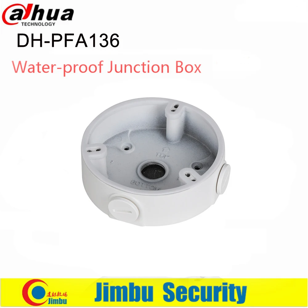 

Dahua IP Camera Water-proof Junction Box PFA136 Camera Bracket Mounts DH-PFA136 For Mini Dome IP Camera