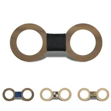 Мужская круглая резная открытая футболка воротник деревянный галстук-бабочка ручной работы вечерние смокинги бабочка галстук жениха PU кожа деревянная бабочка