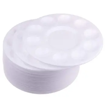 

28 Pcs Paint Tray Palettes Plastic for Art Painting and Kids Decorating Cupcakes