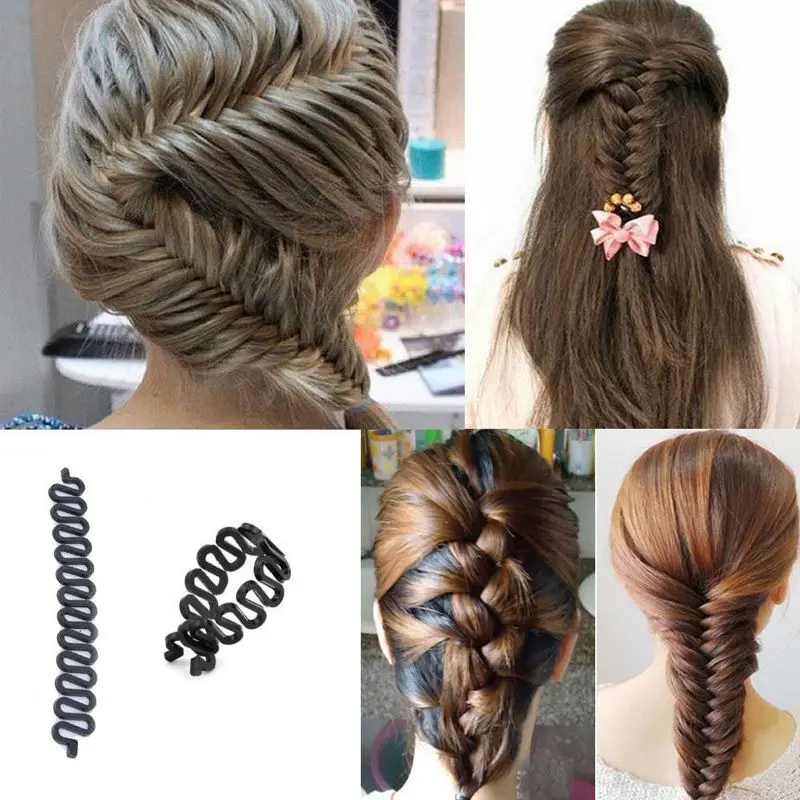 Fashion Hair Braiding Braider Tools Roller With Magic hair Twist Styling Bun Maker Hair Band Accessories 1 PCS