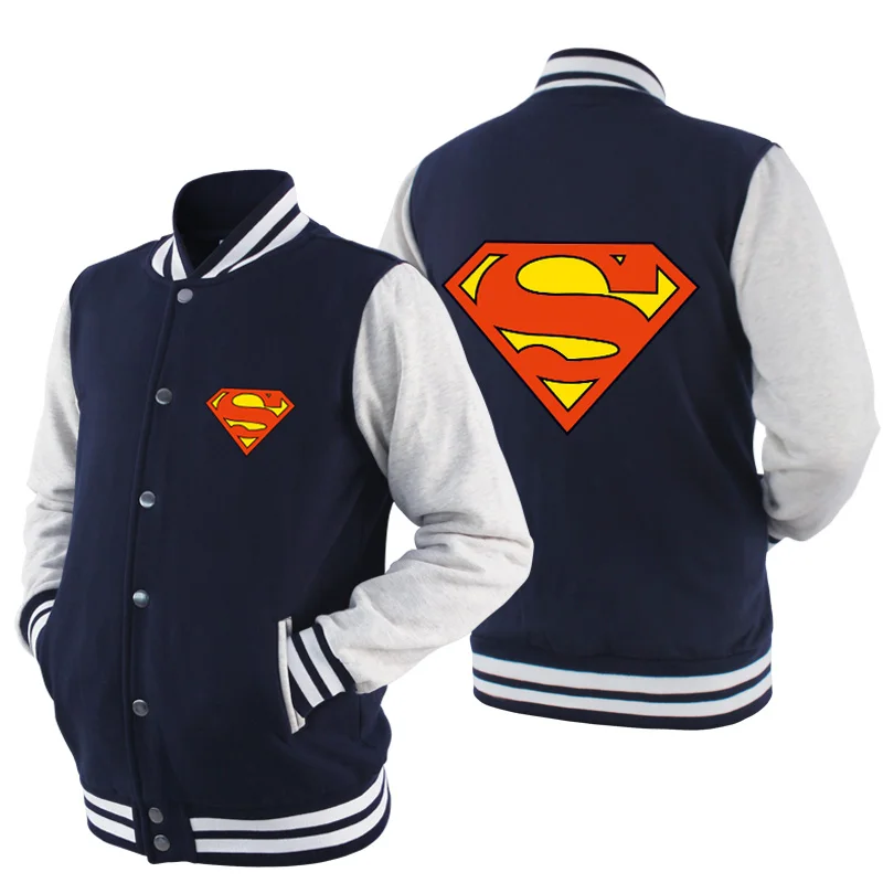 

Marvel Heroes Superman Spring Summer Zip Jackets Men Sweaters
