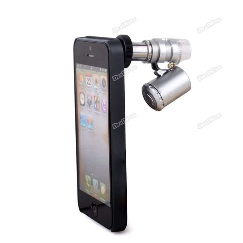 dealmine Festival! 60X 3 LED Magnify Magnifier Loupe Microscope for iPhone 5 5S Currency Detecting popular | Инструменты
