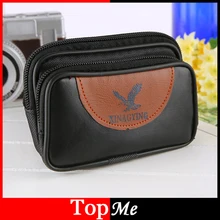 Для мужчин поясная сумка мешок мобильного телефона чёрный; коричневый из искусственной кожи на молнии портмоне биржа хорошее качество Сумки Повседневное Сумки на пояс мужчина кошельки