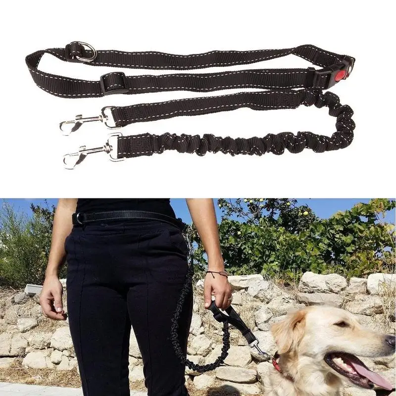 Misterolina Waist Belt For Pet Collar Retractable Running Puppy Lead