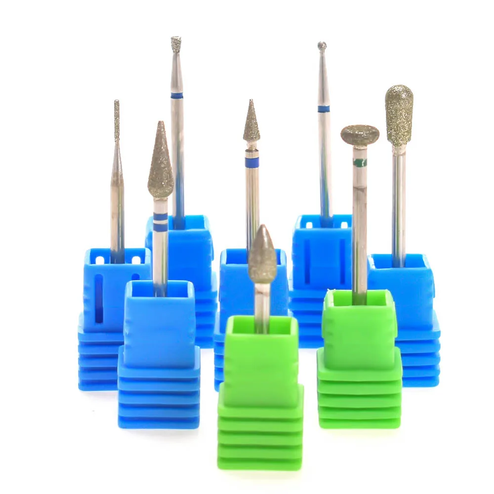 

Diamond Burrs Nail Drill Bits 8 Type Cutter For Milling Manicure Electric Pedicure Device Tool Nail Art Tools Manicure Accessory