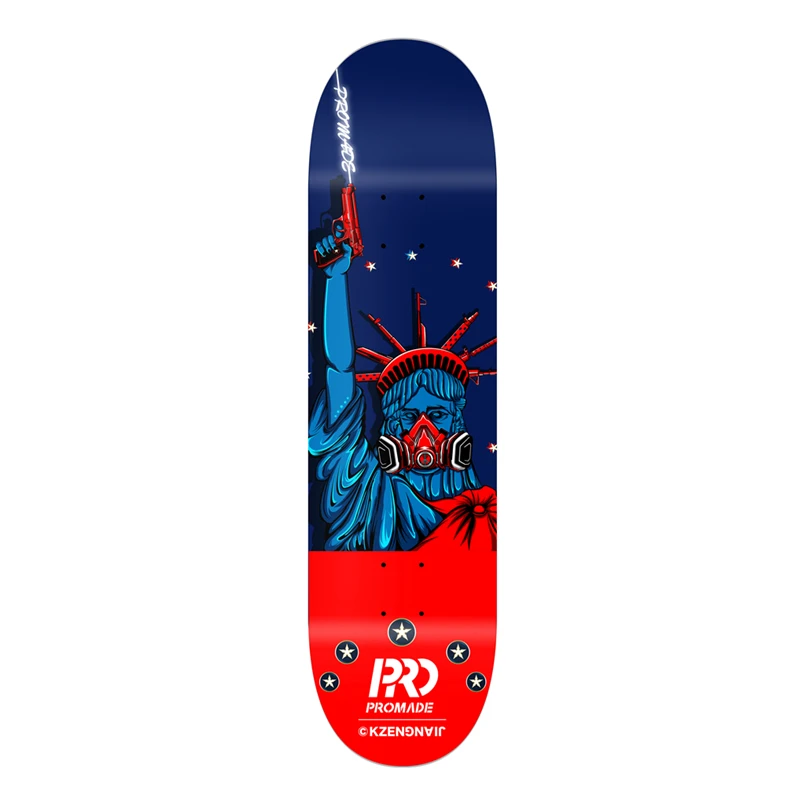 7,875-8,2" американский бренд PROMADE PRO скейтбордические колоды Сделано с качеством 7 слоев Канадского Клена Дека скейтборда Ролики Street