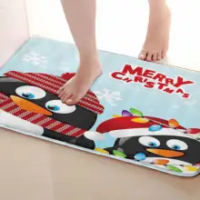 Коврик для ванной в стиле пингвина, Забавный Противоскользящий коврик для ванной, занавески, аксессуары для душа, подходящая занавеска для душа