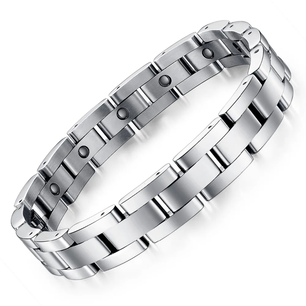 Buy Classical Stainless Steel Men Bracelet Energy