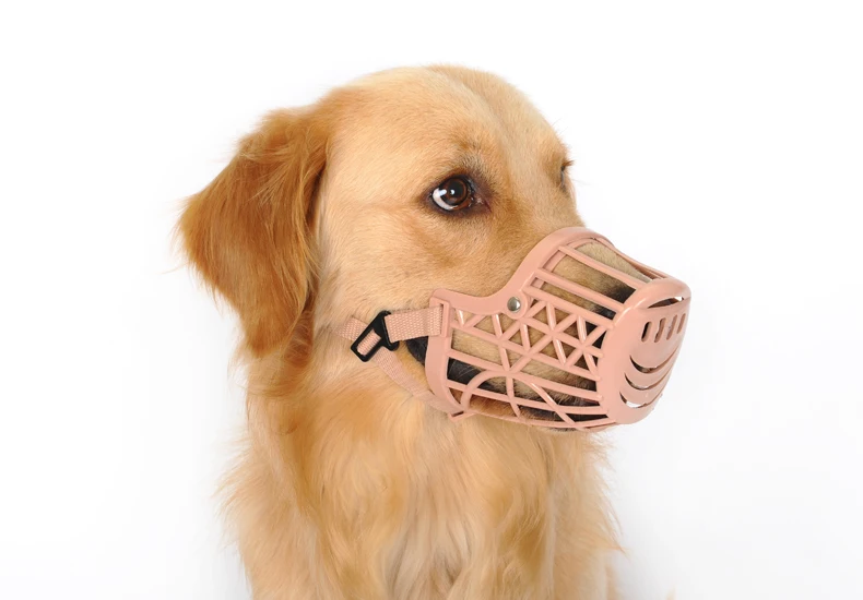 Adjustable Large Dog Bark Deterrent Training Device Anti Barking Collar Anti Bite Control S-3XL (4)