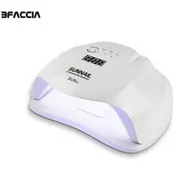 Bfaccia 54 Вт Сушилка для ногтей УФ светодиодный ЖК-дисплей 36 стиральная машина лампа для отверждения гель-лака Авто зондирования ногтей маникюрные инструменты
