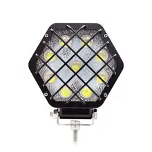 Safego 1 pcs LED Work Light 27W Car Spot Beam Driving Lamp 12v 24v Fog Lights For Jeep ATV UAZ SUV 4WD 4x4 Truck Tractor 1 pair 21w halogen lamp truck tail lights for 12v jeep compass suv car rear fog lamp