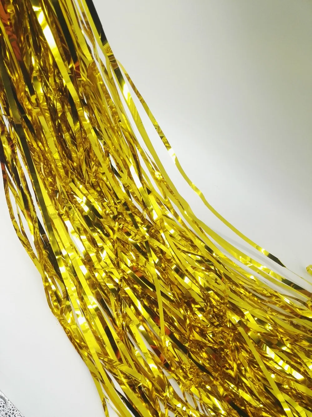 ShinyBeauty фольга занавеска 12X8FT золотая металлическая дверь окно вечеринка для
