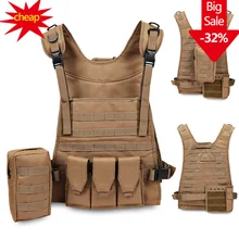 Мужской тактический жилет с облегченной модульной системой переноски снаряжения амфибия модуль боевой тактический жилет Оксфорд водонепроницаемый мини охотничий жилет CS верхняя одежда с сумкой