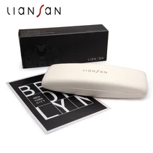 LianSan модный футляр для очков сумка белая Роскошная брендовая дизайнерская с тканевой тряпкой модная