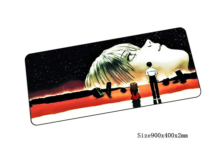 Коврик для мыши evangelion с закрытыми краями, коврик для мыши, коврик для компьютерной мыши 90x40 см, игровой коврик для мыши, геймерская клавиатура, Мышка для ноутбука, коврики - Цвет: size900x400x2mm