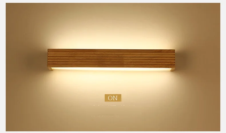  LED Solid Wood Wall Lamp (10)