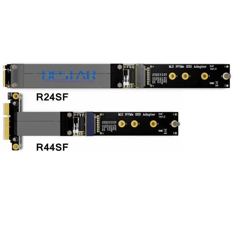 Gen3.0 32G/bps M.2 2230 2242 2260 2280 NGFF NVMe Key M SSD Riser adapter Card Extender Cable 10cm 20cm 30cm 60cm 80cm