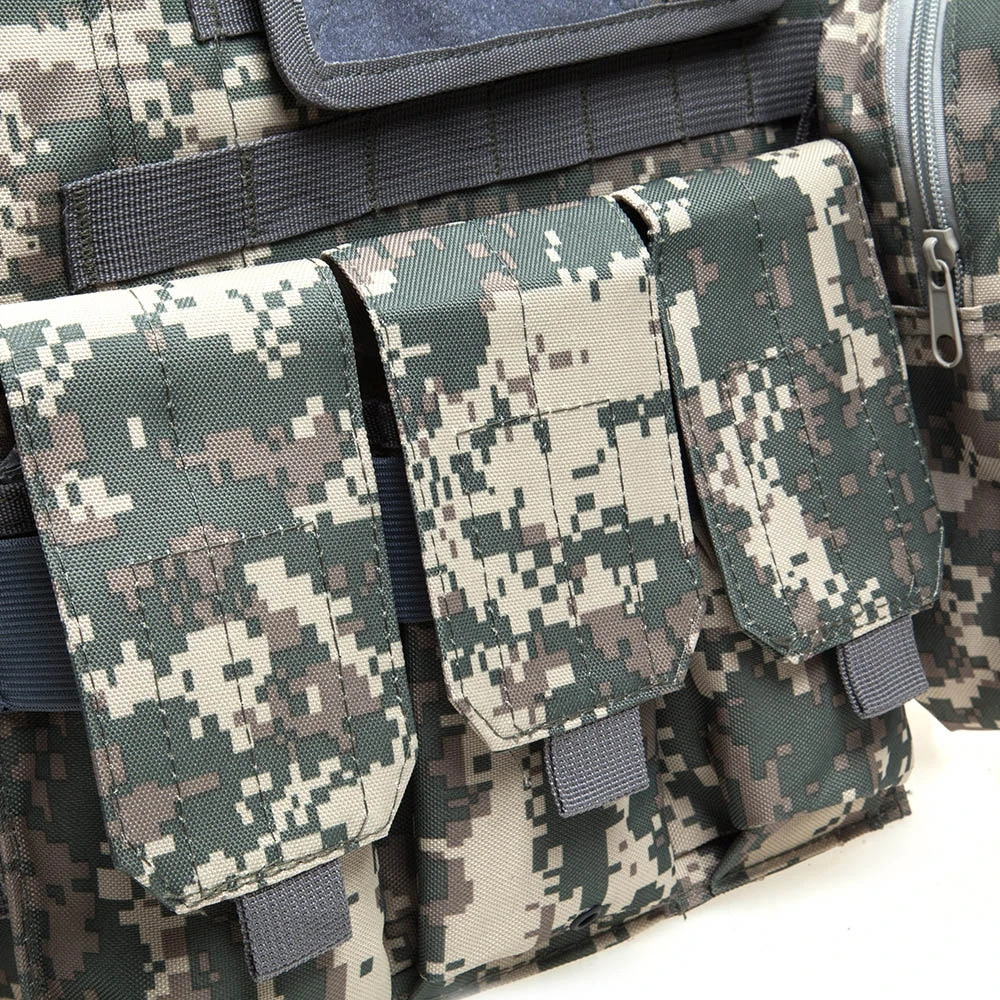 Tanie 7 kolorów amfibia odkryty Sport kamizelka myśliwska taktyczne wojskowe Molle kamizelka bojowa nośnik płyty uderzeniowej kamizelka