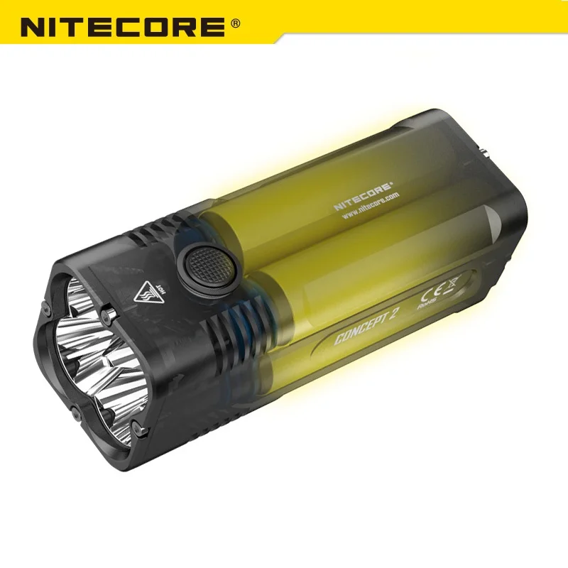 2019 Nitecore Concept 2 светодиодный фонарик 4 x CREE XHP35 HD6500 люмен перезаряжаемый Открытый