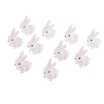 

Miniature Dollhouse Fairy Garden Accessories Cute Rabbit, set of 10