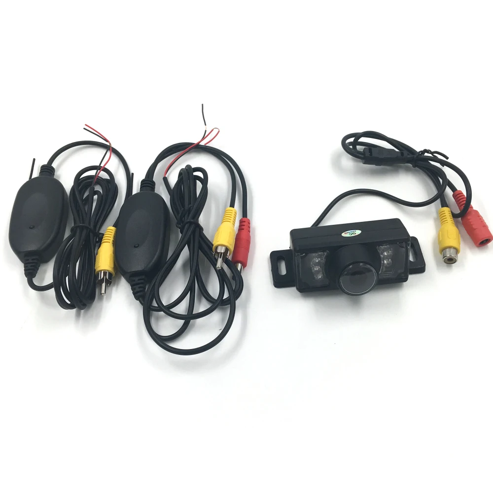 

7 led Car Rear View Wireless Night Vision Reverse Backup Camera + 2.4G Wireless Transmitter Receiver for Parking Assistance