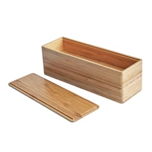 Bamboo Dust-proof Office Storage Box With Lid Natural Long Strip Pen Pencil Lipstick Sundries Drawer Cabinet Articles Organizer Bamboo Dust-proof Office Storage Box With Lid Natural Long Strip Pen Pencil Lipstick Sundries Drawer Cabinet Articles Organizer