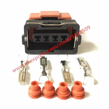 

5 Sets 4 Pin Auto Connector 10378 Female For Toyota 4 AGE 16V TPS Mitsubishi KA24 SR20 MAF EVO Lancer TPS Connector