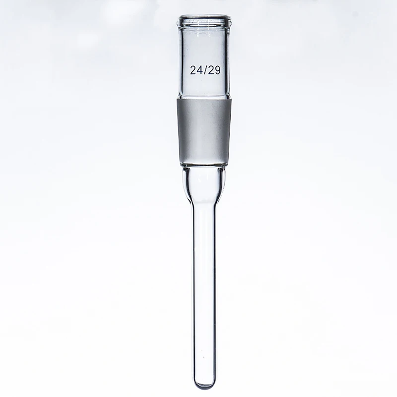 Glass Thermometer Adapter,100mm Stem,Thermometry Tube 24/29 joint lab