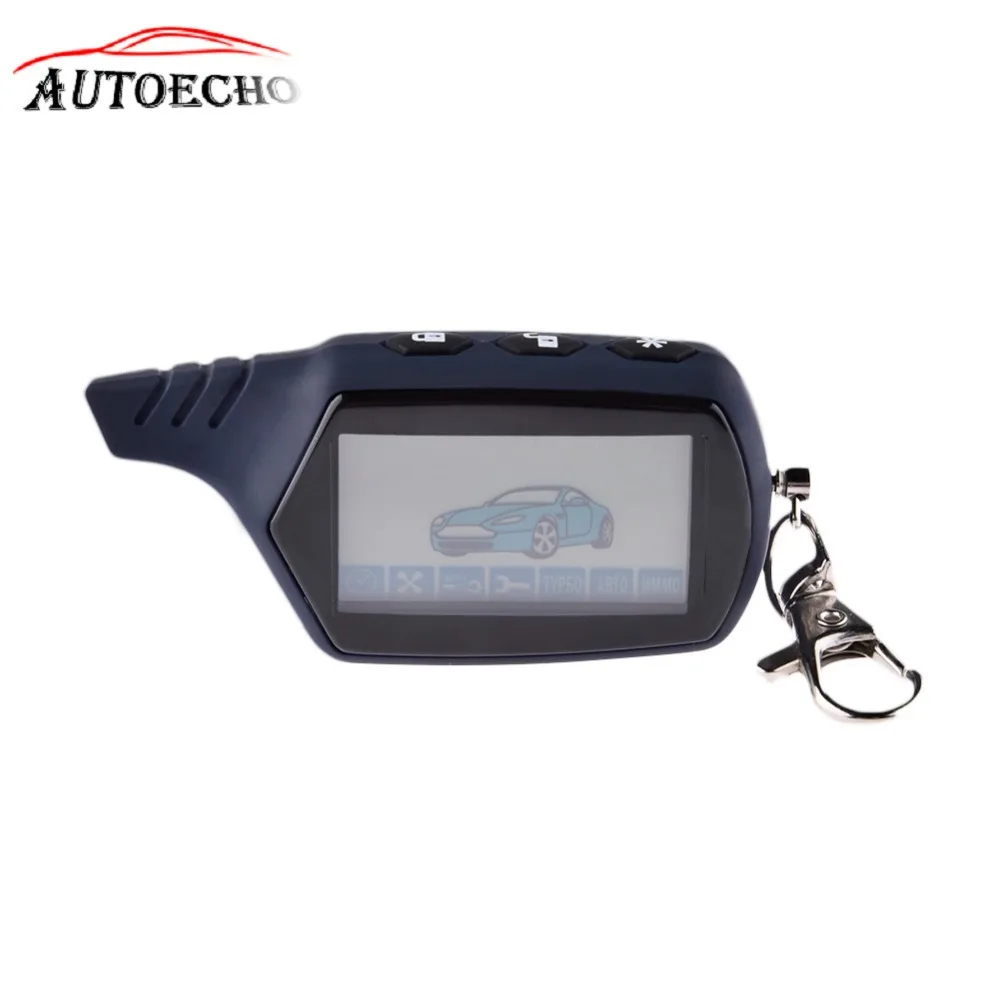 Comprar A91 llavero de Control remoto LCD de 2 vías para la seguridad del vehículo versión rusa sistema de alarma de coche de dos vías Starline a91 llavero