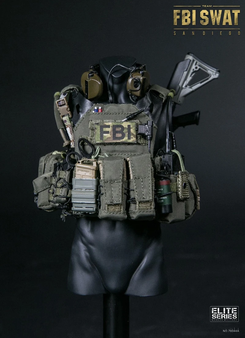 Фигурка модель игрушки для коллекции 1/6 масштаб 78044 A элитная Серия FBI спецназ команда агент Сан-DIEGO полный набор мужской экшн фигурка подарок