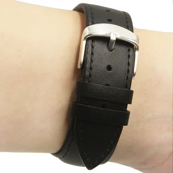 

Watch straps Band Genuine Leather Watchbands 12mm 18mm 20mm 14mm 16mm 22mm watch accessories Men Women Brown Black Belt band