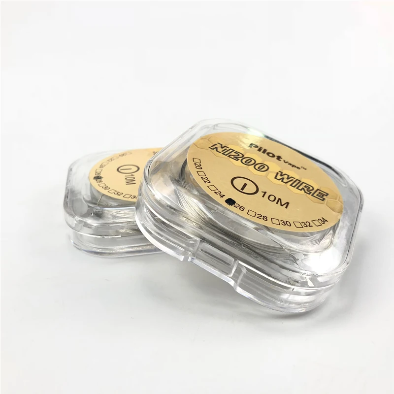 Pilot Vape 10m/roll Ni200 Heating Wires 26/28GA Heating Wire for RDA RTA Atomizer Pilot Vape 10m/roll Ni200 Heating Wires 26/28GA Heating Wire for RDA RTA Atomizer