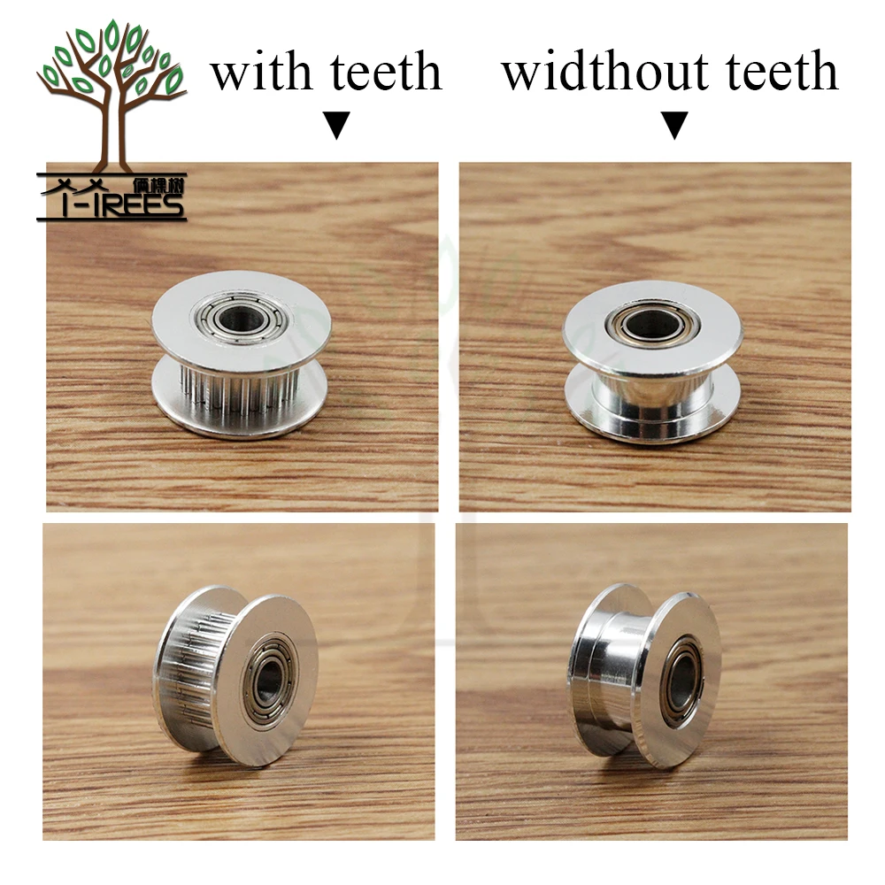 

GT2 Type Passive Synchronous Wheel 16/20 Tooth Teeth Aluminum Timing Drive Pulley for 3D Printer Idler Pulley Wide 6mm/10mm