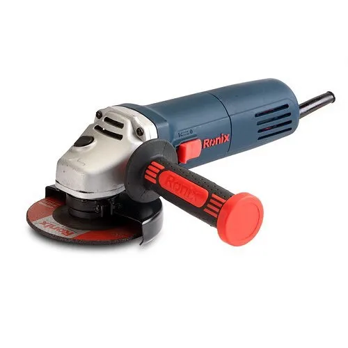 Ronix New Design Hot Selling Stock Angle Grinder 710W 115mm Electric Mini Angle Grinder Polishing Machine model 3120