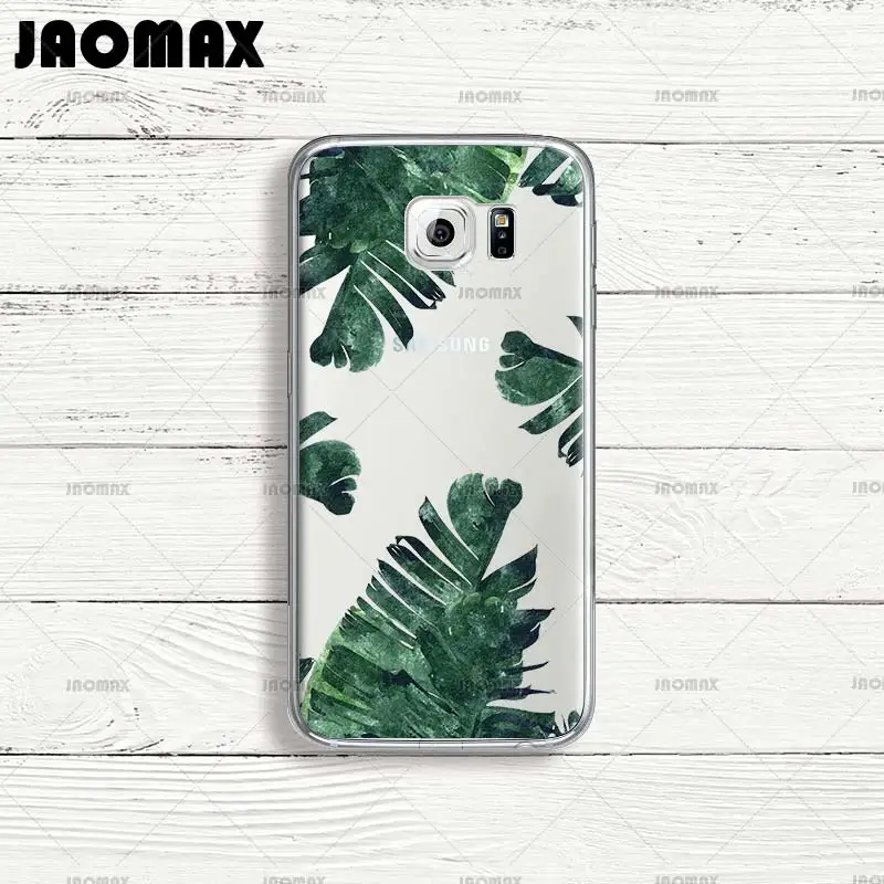 Jaomax летний банановые листья чехол для телефона в форме кактуса samsung Galaxy S7 S6 S5 S4 S3