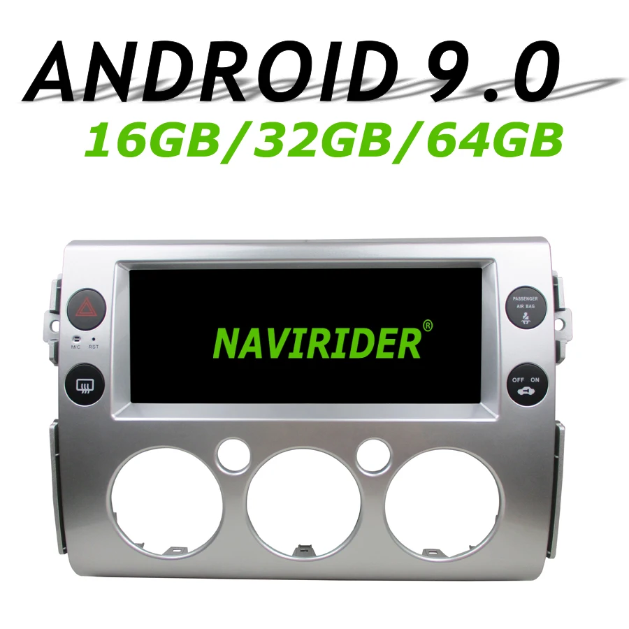 

High configuration Octa Core Android 9.0 Car GPS Multimedia For TOYOTA FJ cruiser 2007-17 Car Radio bluetooth 64GB large memory