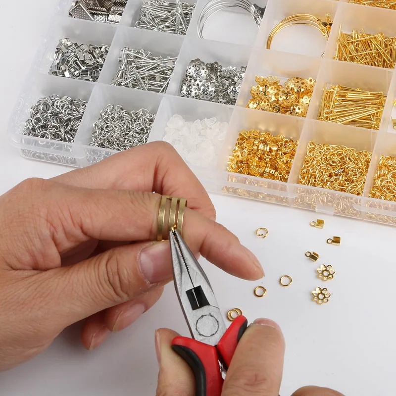 

New Listing Various Specifications Handmade Combination Suit DIY Fashion Jewelry Findings Making Box Jewelry Tool Beads Kit