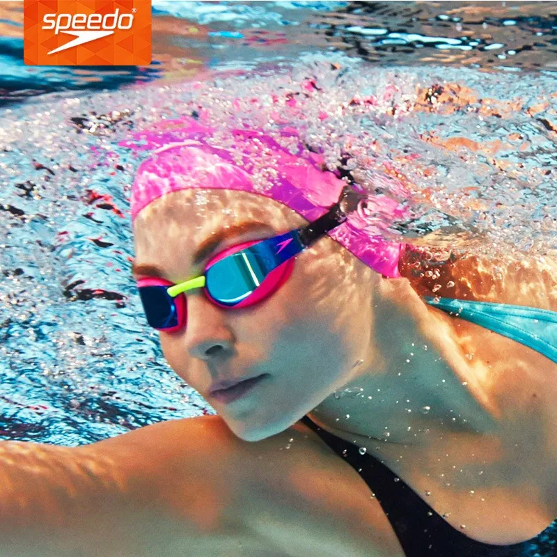 Speedo Fastskin элитные очки зеркальные качественные противотуманные плавательные очки для женщин или мужчин водонепроницаемые