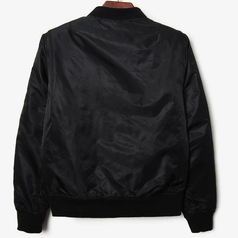 Brand Bomber Jacket Men Long Sleeve Veste Homme Casual Solid Color Men Jacket Slim Fit Motorcycle Streetwear Jacket Army Green