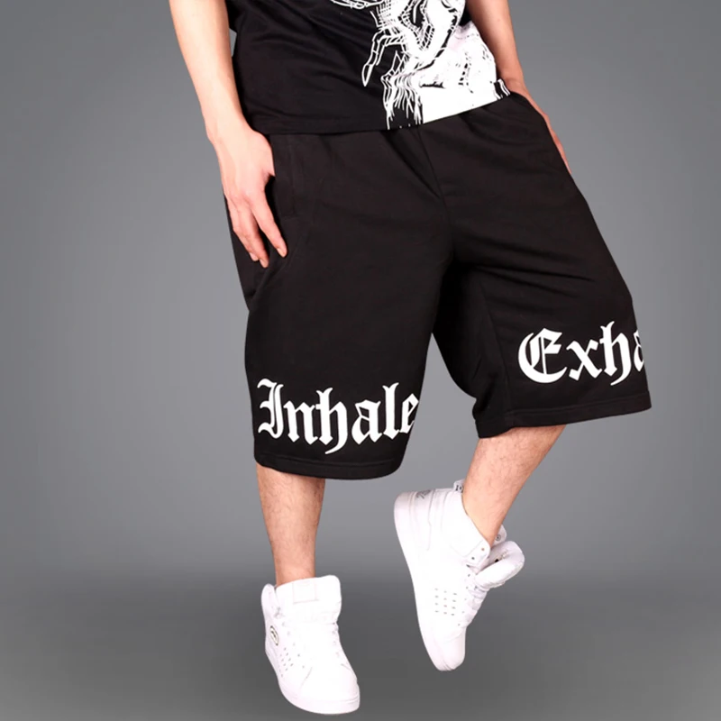 2016 Nuovo Hiphop Baggy Pantaloncini Crossfit Maschio Hip Hop Uomini Rap  Allentato Danza Costume di Alta Qualità Plus Size Lettere di Stampa  Capris|clothing logo|clothing displayclothing wear - AliExpress