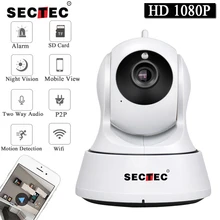 SECTEC 1080 P Full HD Mini Беспроводной Wi-Fi Камера Sucurity IP CCTV Камера Wifi сети видеонаблюдения Smart ИК-Ночное видение cam