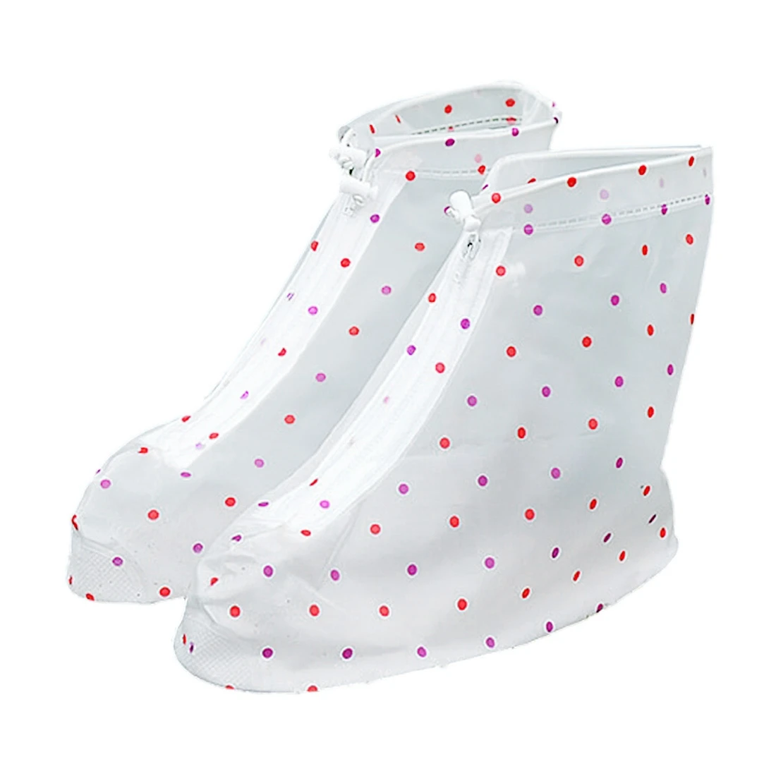 

Top Women's Shoe Cover Rainy Days Supplies Thickening Shoe Cover Non-slip Waterproof Wear-resisting Dot Hot Rain Boots