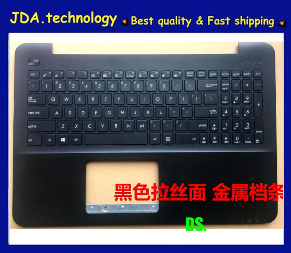

95%New/orig palmrest topcase FOR ASUS X555L X555LP A555 X555L K555L A555LD X555LD W519L Y583L R556 x555y US keyboard upper,Black